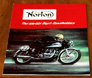 Norton 1964 Range Brochure Prospekt Inc.  Manx -
