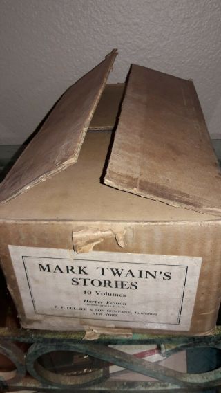Complete Antique Set Mark Twain 