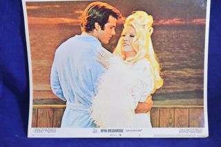 Vintage Lobby Card " Myra Breckinridge " 1970 Movie,  Star Mae West & Rodger Herren