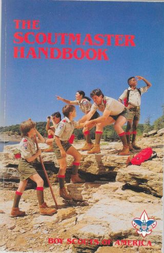 1996 The Scoutmaster Handbook Vintage Boy Scouts Of America Bsa Book 29m996