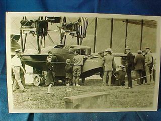 Early 20thc Aviation History Rppc W Glenn Curtiss,  America Keuka Lake