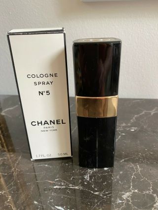 Chanel No 5 Vintage Eau De Cologne Refillable Spray 1.  7 Oz 50 Ml
