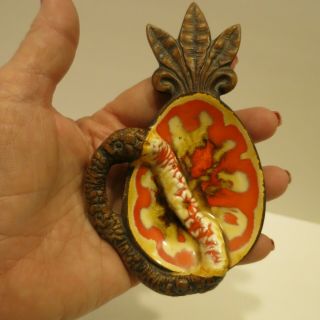 Vintage Treasure Craft Hawaii Abstract Pineapple Shaped Ashtray / Trinket Dish