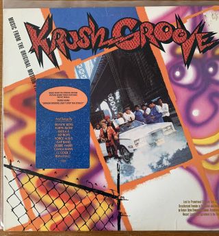 Vtg 1985 Krush Groove Soundtrack Dmc Ll Cool J Hip Hop Vinyl Record Beastie Boys