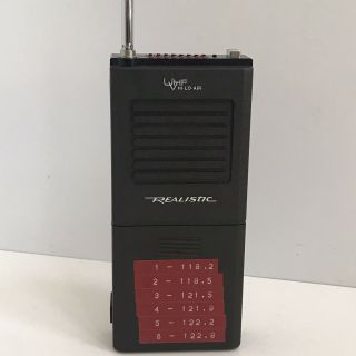 Realistic Pro 20 - 106 Uhf Vhf Hi - Lo - Air Scanner Receiver Vintage