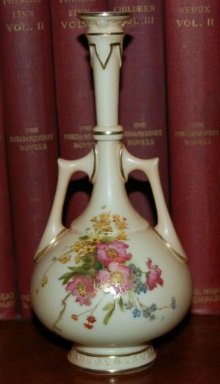 1891 Antique Royal Worcester Vase Museum Miniature 6 