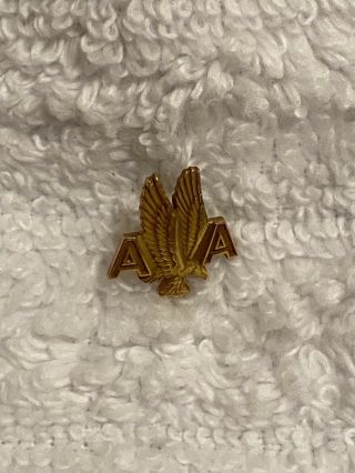 Vintage American Airlines 5 Year Service Pin Balfour 10k Gold