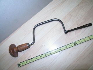 Vintage Unusual Auger Bit Brace Drill User Made 1 Of A Kind Prototype ? Look