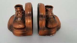 VTG Baby Shoe Bookends 2