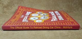 Official Guide Railroad Dining Car China Softcover 1st Ed 1990 Reference guide 2