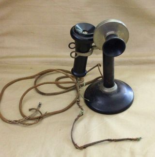 Antique Stromberg Carlson Candlestick Telephone Pat 