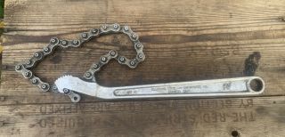 Vintage Diamond Tool Cw12 12 Inch Chain Wrench Usa