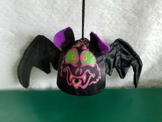 Vtg 1993 Trendmasters Strobie Bat Hanging Shaking Halloween Party Decoration Fun