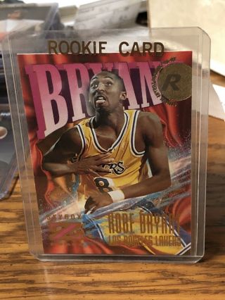 Kobe Bryant 1996 96 - 97 Skybox Z - Force Nba Rookie Rc 142