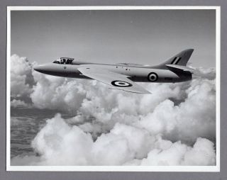 Hawker Hunter Prototype Large Vintage Manufacturers Photo Raf 1