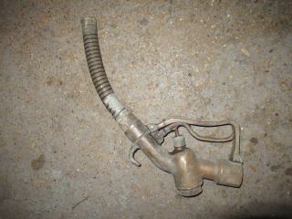 Vintage Gas Pump Handle Nozzle Morrison Bros.  Dubuque Iowa Fuel