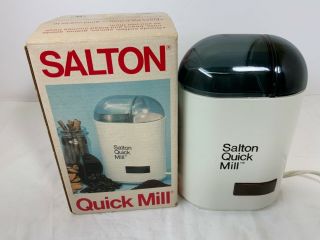 Salton Quick Mill Gc - 4 Vintage Coffee Grinder Made In Usa