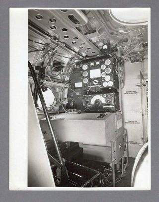 Short Stirling Bomber Interior Large Vintage Press Photo Raf Ww2 7