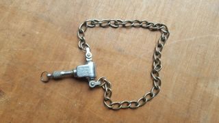 Vintage Lucas Gem Bicycle Lock And Chain No.  104
