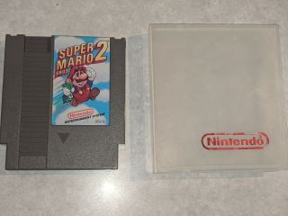 Mario Bros 2 Vintage Nintendo Nes Video Game Cartridge Classic Retro Game