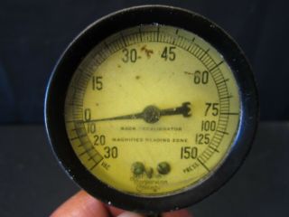Vintage - Jas.  P.  Marsh & Co.  - Back Recalibrator 150 - Pressure Gauge