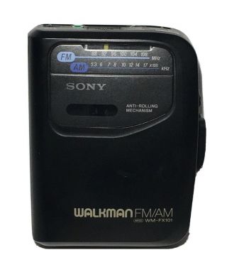 Vintage Sony Walkman Am/fm Cassette Player Wm - Fx101 - All Functions