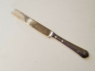 At&sf Atchison Topeka And Santa Fe Railroad Silver Dining Car Butter Knife