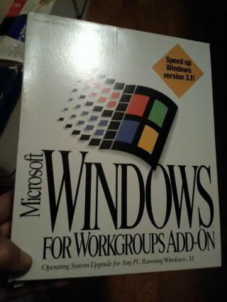 Microsoft Workgroups For Windows Add - On | Vintage | Windows 3.  1