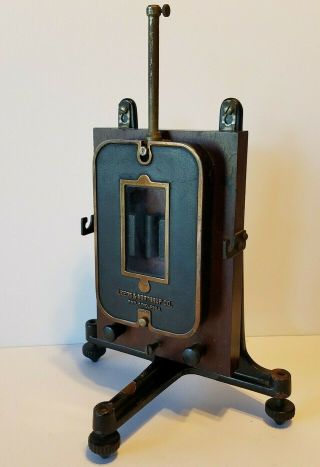 Antique Leeds & Northrup Co Portable Galvanometer With Stand