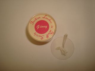 Vtg 1950s Ginny Vogue Doll First Corsage Plastic Case 68 Fit Mdm Alex/muffie/8 "