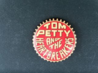 Tom Petty Vintage Rock & Roll Fan Pinback Advertising Music Record