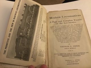 Modern Locomotives - 1918 Book - A Plain And Complete Treatise On The Locomotive