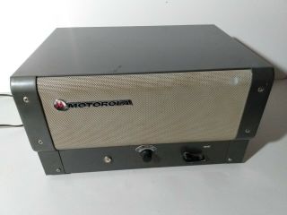 Vintage Motorola Mobile Base Radio Model L03fnb - L002a Vacuum Tube - Powers Up