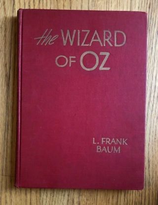 The Wizard Of Oz Evelyn Copelman Bobbs - Merrill Vintage 1944 Edition Vintage