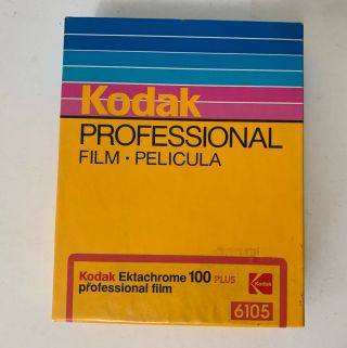 Kodak Ektachrome 100 Plus 6105 4x5 Film Expired 1992 Vintage