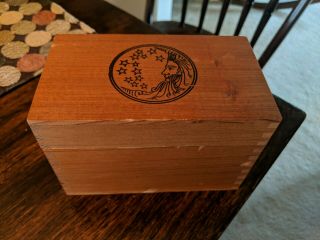 Vintage Lightweight Wood Proctor And Gamble Box Hinged Lid
