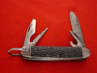Vintage Camillus Usa Made 3 - 3/4 " Camping Scouts Camp Knife
