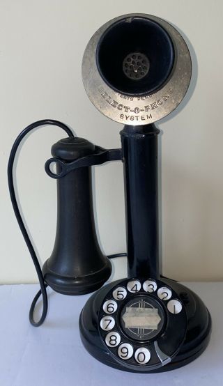 Type 21 Antique Automatic Electric Candlestick Select - O - Phone System Telephone