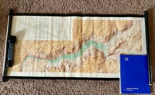 Map Of Yosemite Valley National Park California 1970 Geological Survey Vintage