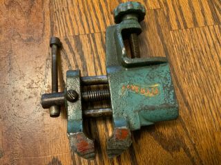 VINTAGE Fix N Save Small Bench Vise Cast Iron 1 - 1/2 