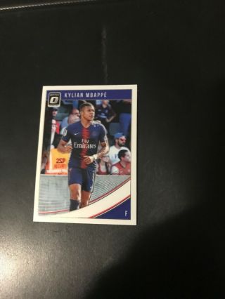 2018 - 19 Donruss Optic Soccer Kylian Mbappe Rc Rookie Paris St Germain