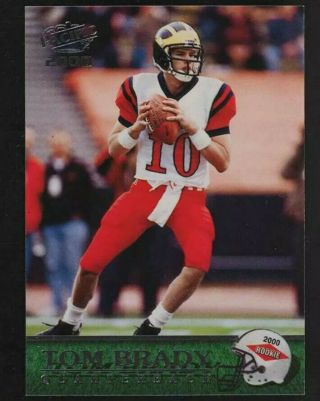 2000 Pacific Tom Brady England Patriots 403 Football Card