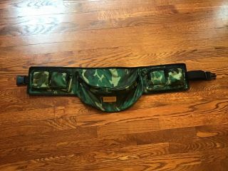 Vintage Winchester Camo Hunting Utility Belt Fanny Waist Pack Gun Gear Pouches