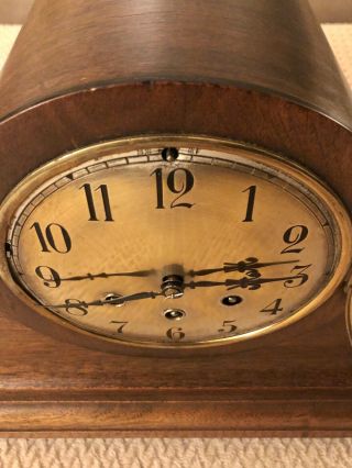 Antique Gustav Becker P18 Westminster Chime Mantle Clock 3