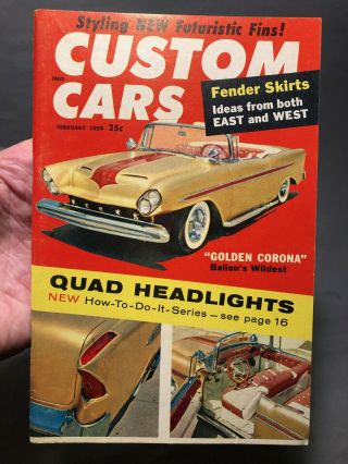 VINTAGE 1959 CUSTOM CARS MAGAZINES (10) GREAT COND HOT ROD CUSTOMS DRAG RACING 3