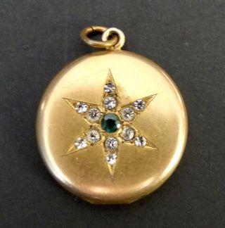 Antique Victorian W.  & S.  B.  Gold Filled Pendant And/or Locket With Monogram