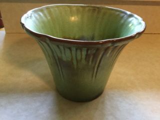 Vintage Frankoma Pottery,  A7 Flower Pot,  Planter,  5 - 1/2”.  7” Opening
