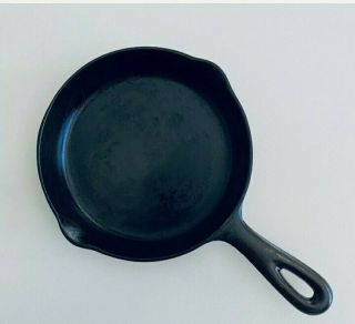Vintage Favorite Piqua Ware Cast Iron No.  3 Skillet/frying Pan Usa