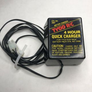 Tyco R/c Stock 2997 2998 4 Hour Quick Charger 9.  6v Nicd Vintage - B06