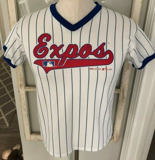 Vintage 1998 Bike (montreal) Expos Pullover Mlb Baseball Jersey Sz.  Youth Xl